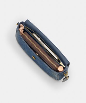 ブルック フラップ チェーン バッグ・ラブド デニム | COACH/コーチ